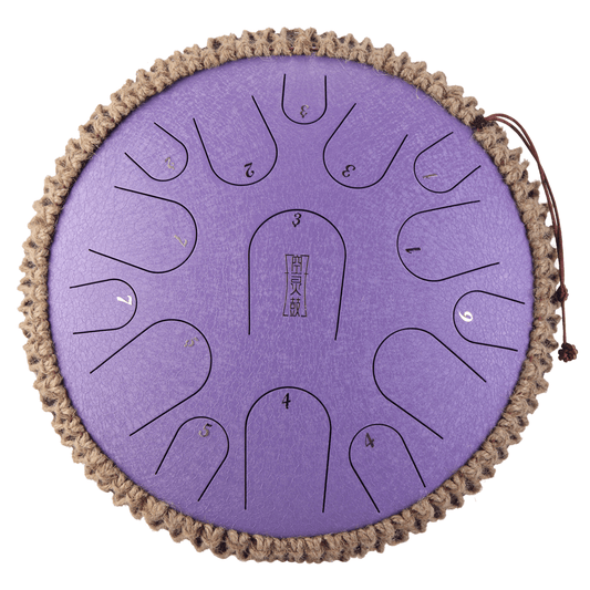 Versatile 13-Inch Steel Tongue Drum with 15 Enchanting Tones - ToylandEU