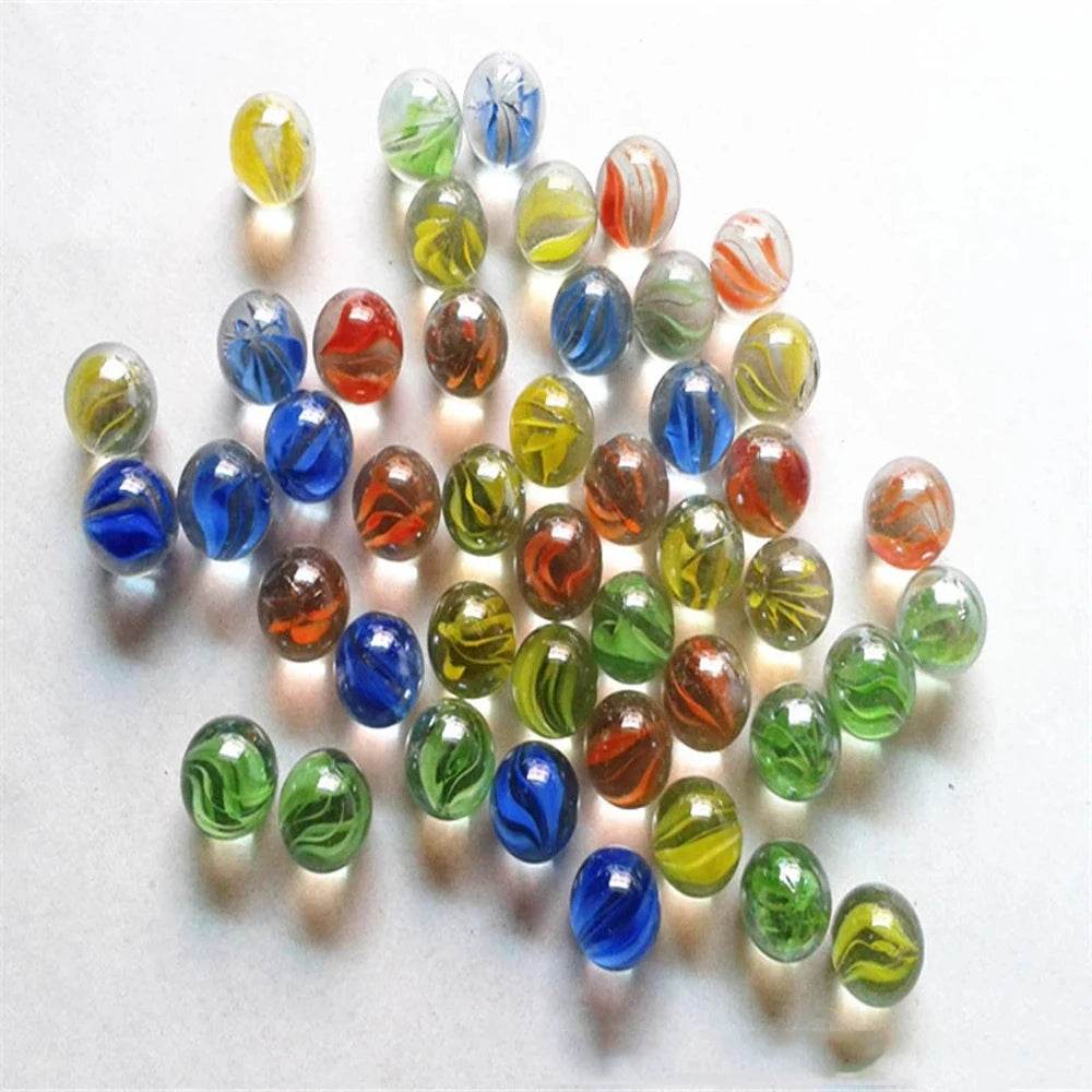 Versatile 14mm Glass Marbles for Engaging Parent-Child Playtime & Creative Crafts - ToylandEU