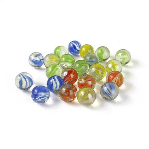 Versatile 14mm Glass Marbles for Engaging Parent-Child Playtime & Creative Crafts - ToylandEU