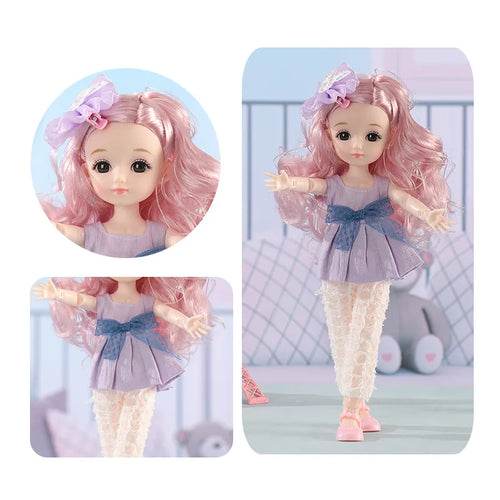 Versatile 30cm Princess Doll with 12 Poseable Joints & Customizable Outfits - ToylandEU