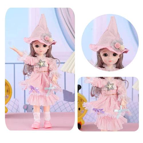 Versatile 30cm Princess Doll with 12 Poseable Joints & Customizable Outfits - ToylandEU