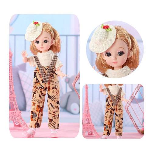 Versatile 30cm Princess Doll with 12 Poseable Joints & Customizable Outfits - ToylandEU