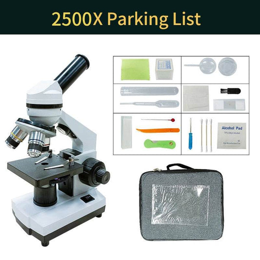 Versatile 40X-1600X Biological Microscope with Slide Set & Phone Mount - ToylandEU
