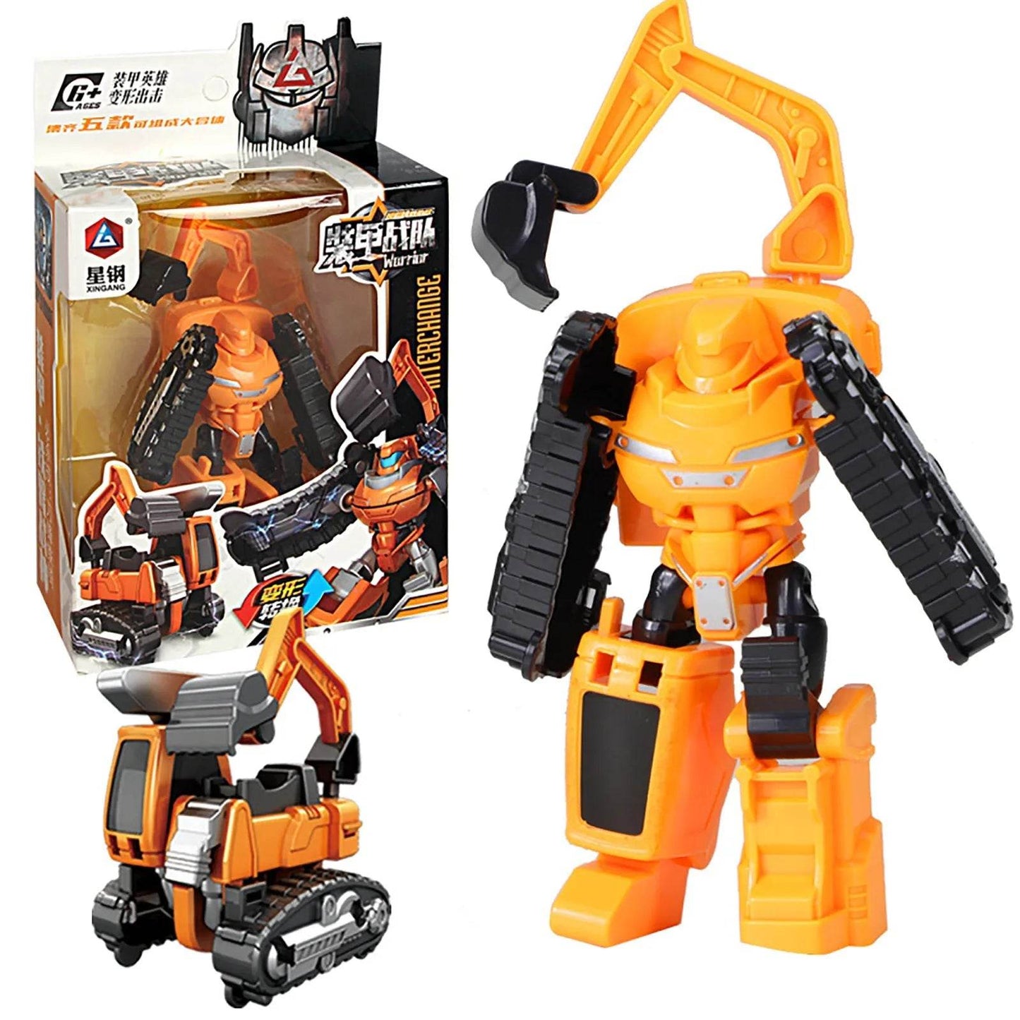 Versatile 5-in-1 Adaptable Robot Car Kit for Boys Ages 3-14+ - ToylandEU