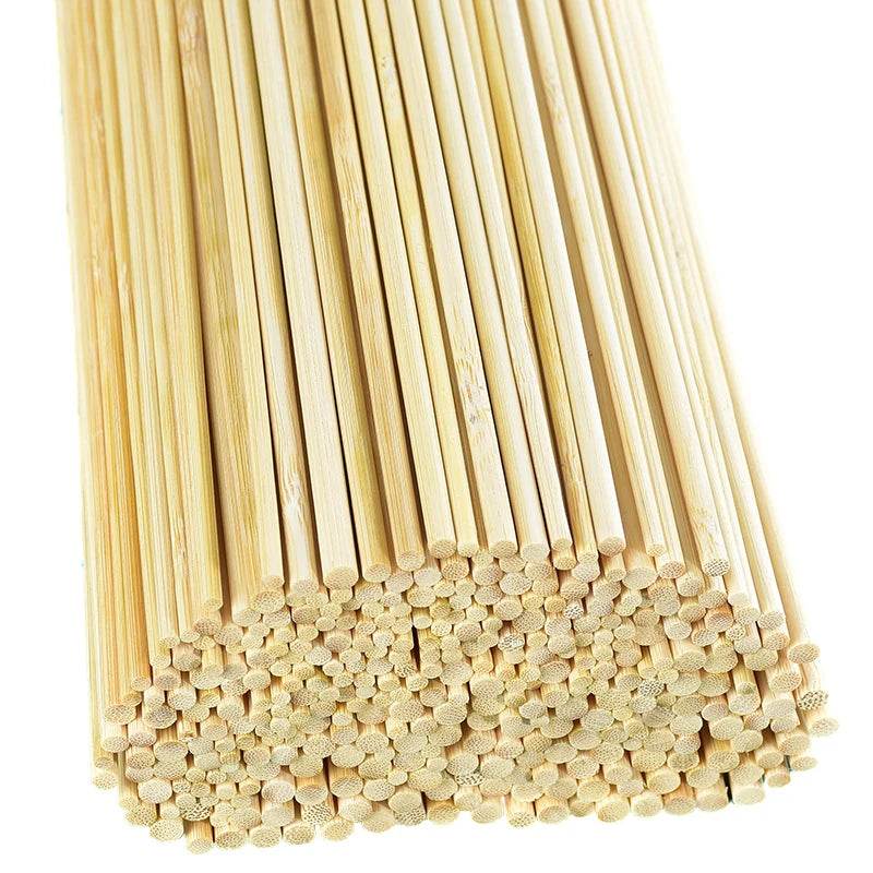 Versatile 50pcs Bamboo Rods Set for Kite DIY Crafts - 3mm to 5mm - ToylandEU