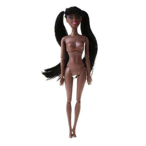 Versatile African Fashion Doll with Customizable Joints and Accessories - ToylandEU