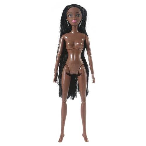 Versatile African Fashion Doll with Customizable Joints and Accessories - ToylandEU