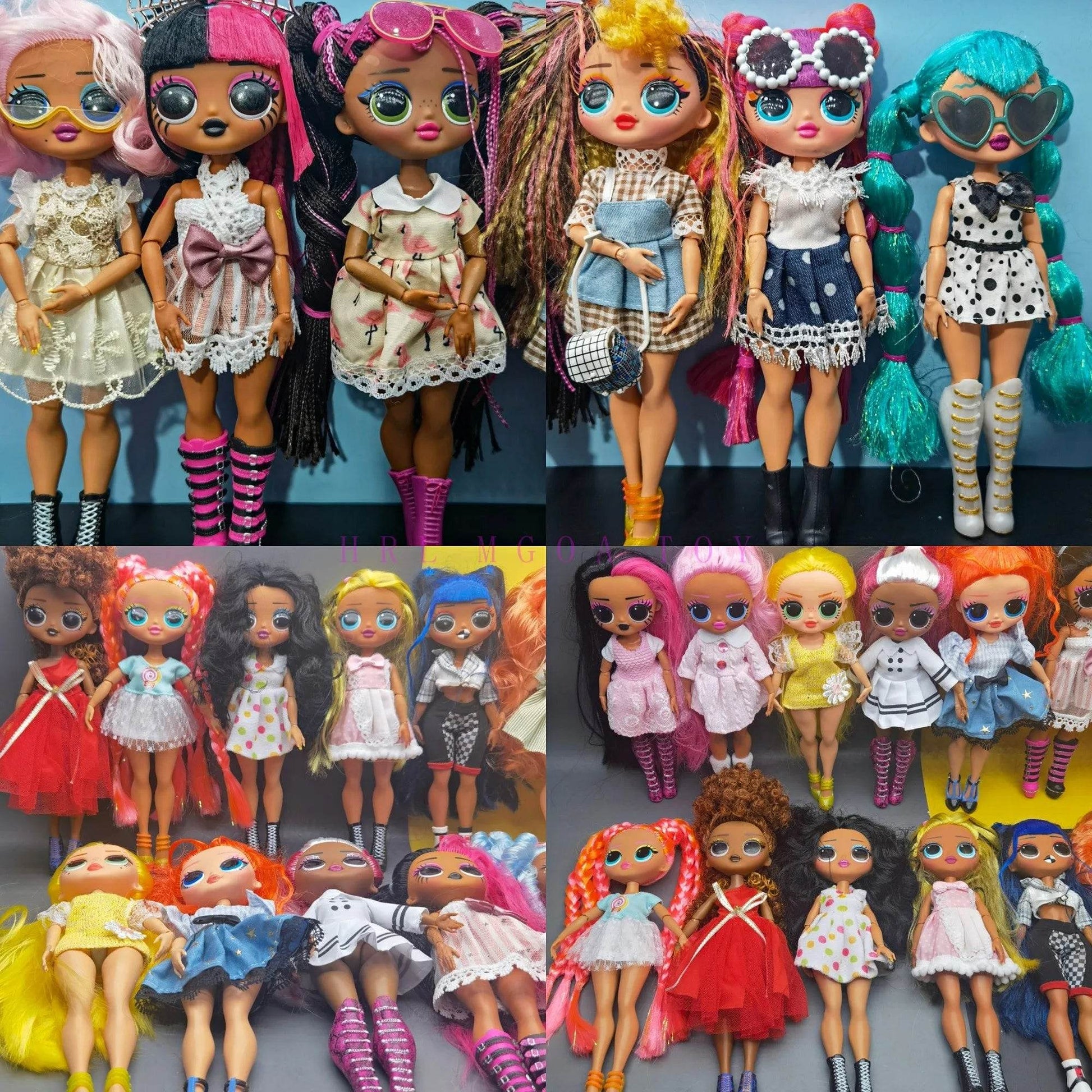 Versatile Doll Clothes Skirt And Dress Set For Girls - ToylandEU