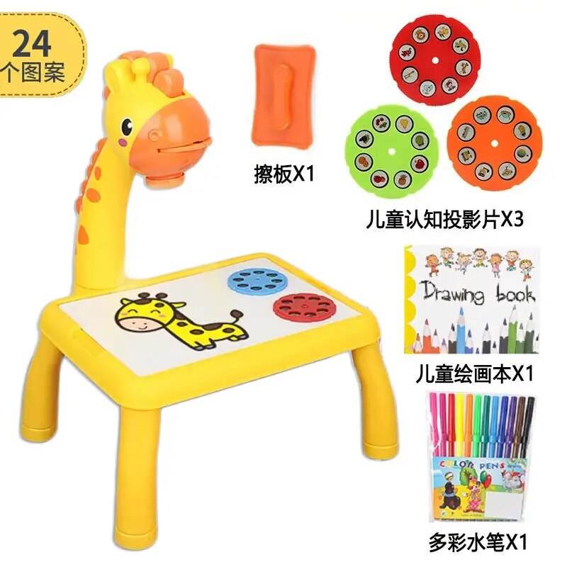 Versatile Kids Art Desk Set with Magnetic & Blackboard for Creative Learning - ToylandEU
