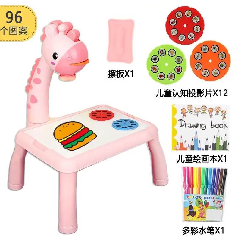 Versatile Kids Art Desk Set with Magnetic & Blackboard for Creative Learning - ToylandEU