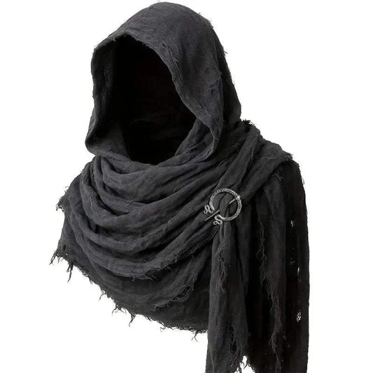 Versatile Medieval Cloak Cape With Viking Brooch For Halloween - ToylandEU