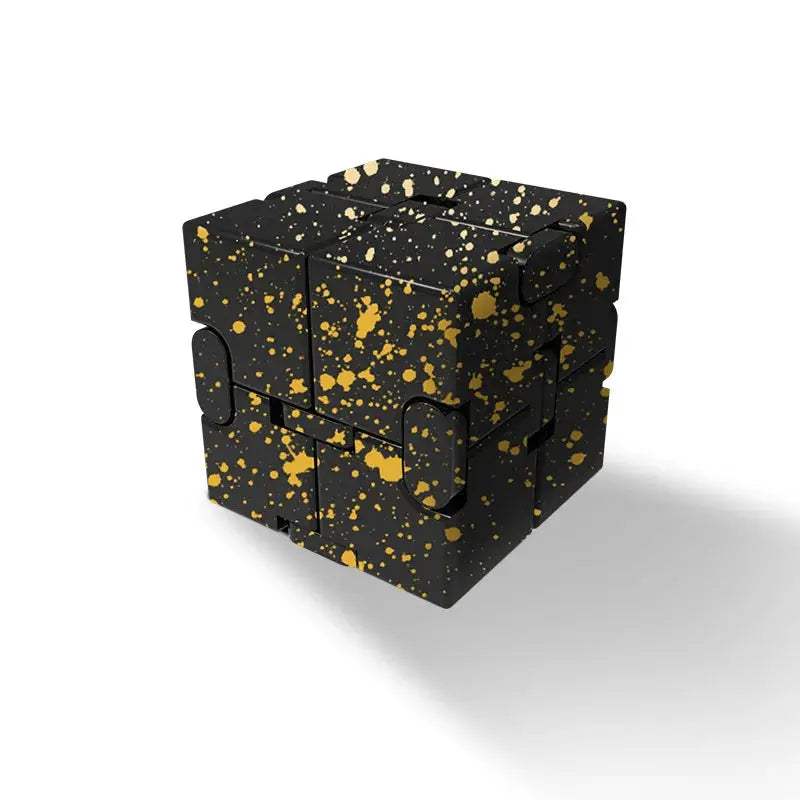 Infinity Magic Figet Cube Finger Toy Aluminum Alloy Metal Office Square Camouflage Flip Cubic Stress Relief Desk Toys Cool Gift - ToylandEU
