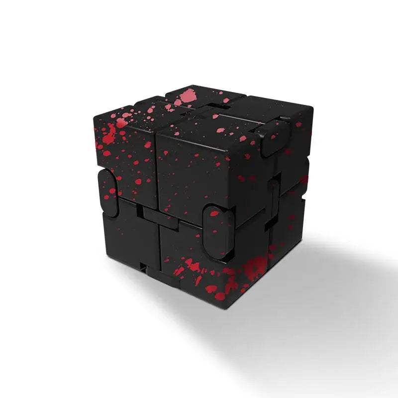 Infinity Magic Figet Cube Finger Toy Aluminum Alloy Metal Office Square Camouflage Flip Cubic Stress Relief Desk Toys Cool Gift - ToylandEU
