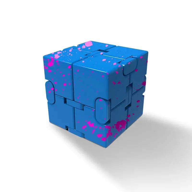 Infinity Magic Figet Cube Finger Toy Aluminum Alloy Metal Office Square Camouflage Flip Cubic Stress Relief Desk Toys Cool Gift - ToylandEU