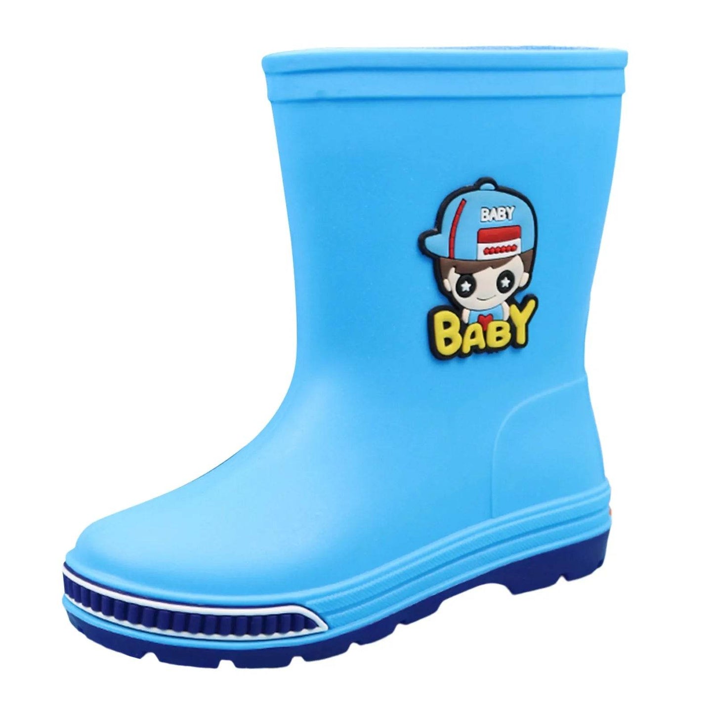 Versatile Waterproof Rubber Rain Boots for Kids - Yellow, Blue, Green, Pink with Removable Cotton Liners - ToylandEU
