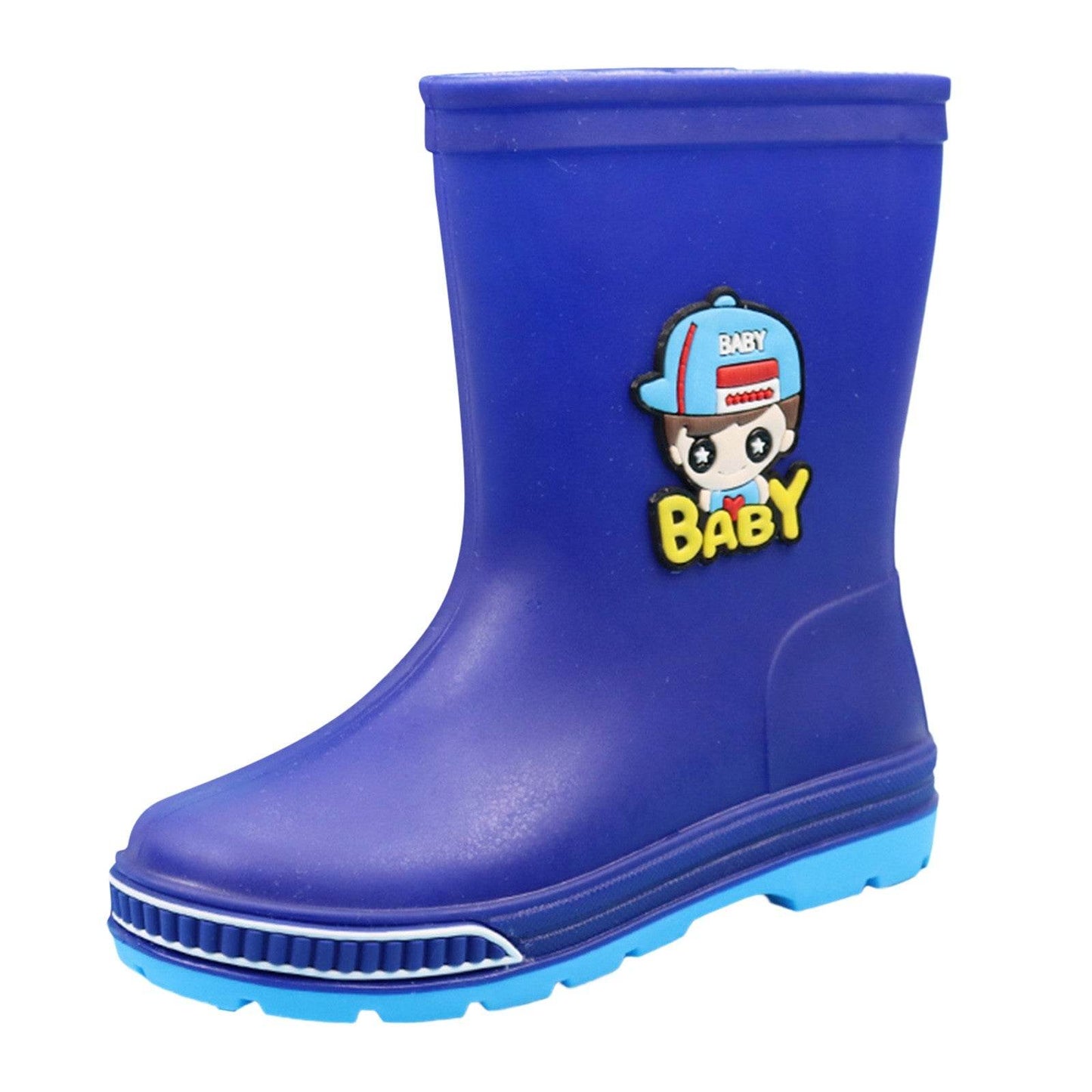 Versatile Waterproof Rubber Rain Boots for Kids - Yellow, Blue, Green, Pink with Removable Cotton Liners - ToylandEU