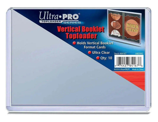  Vertical Toploader Booklet Sleeve 5.5 x 4.187 Ultra Pro 10 -  ToylandEU™