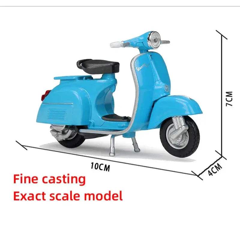 Vespa Diecast Model 1 To 18 Scale With Rotating Wheels - ToylandEU