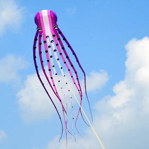 Vibrant 15m Tube Octopus Kite - Fun Inflatable Show Kite for All Ages - ToylandEU