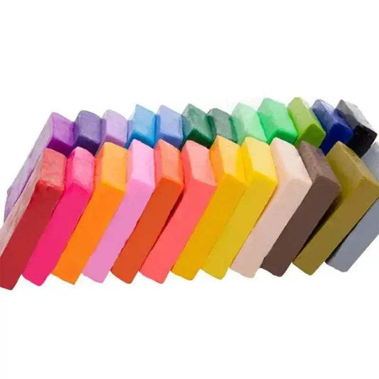 Vibrant 24-Color Oven-Bake Polymer Clay Kit for Creative Crafters - ToylandEU