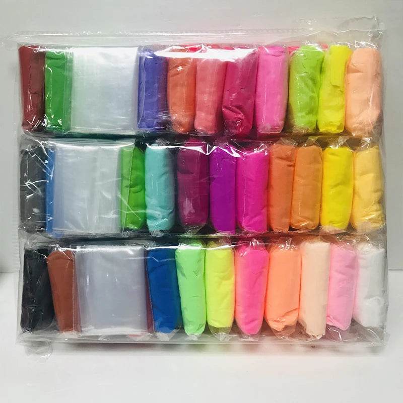 Vibrant 36-Color Air Dry Modeling Clay Set for Kids’ Creative Fun - ToylandEU