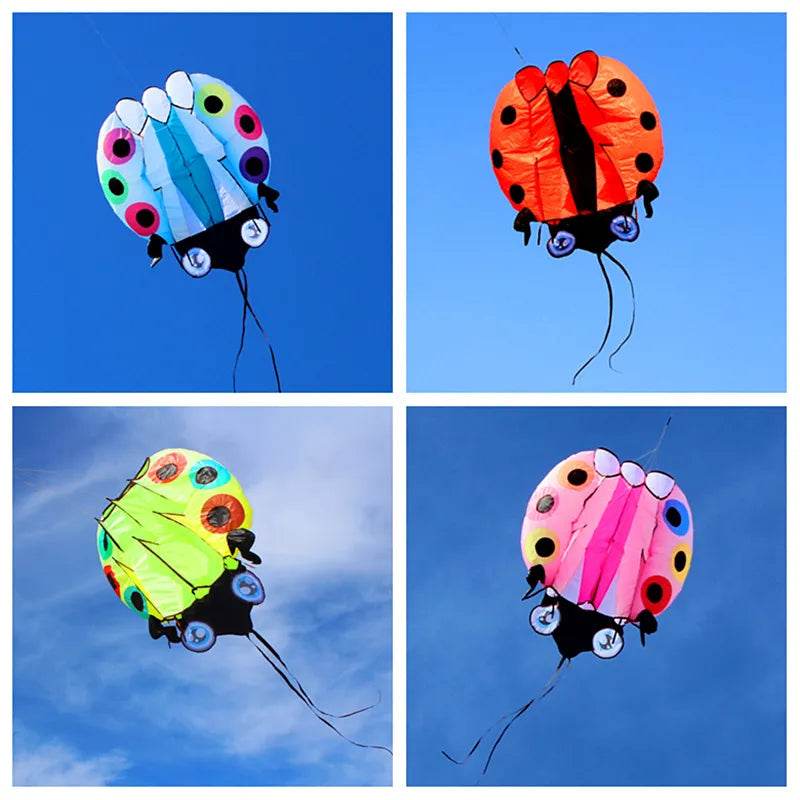 Vibrant 3D Ladybug Soft Kite - Perfect for Outdoor Adventures! - ToylandEU