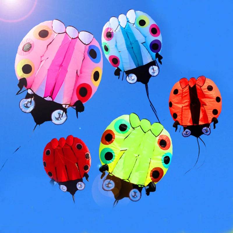 Vibrant 3D Ladybug Soft Kite - Perfect for Outdoor Adventures! - ToylandEU