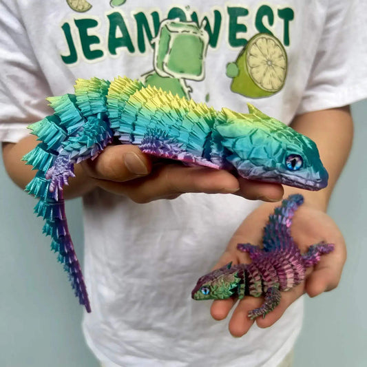  3D Printed Lizard Statue Vibrant Colors for Home Decor -  ToylandEU™