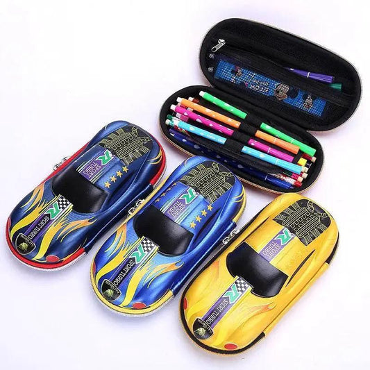  Vibrant 3D Racing Car Pencil Case 22cm Toyland EU -  ToylandEU™