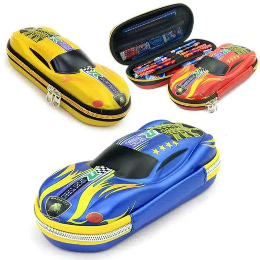  Vibrant 3D Racing Car Pencil Case 22cm Toyland EU -  ToylandEU™