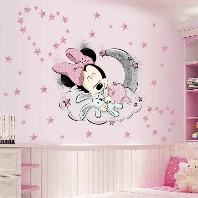  Vibrant 3D Wall Decals Mickey Minnie Kids Room Toyland EU -  ToylandEU™