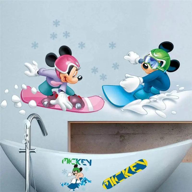  Vibrant 3D Wall Decals Mickey Minnie Kids Room Toyland EU -  ToylandEU™