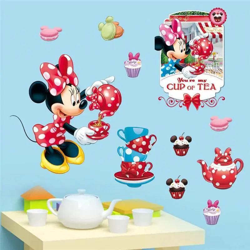  Vibrant 3D Wall Decals Mickey Minnie Kids Room Toyland EU -  ToylandEU™