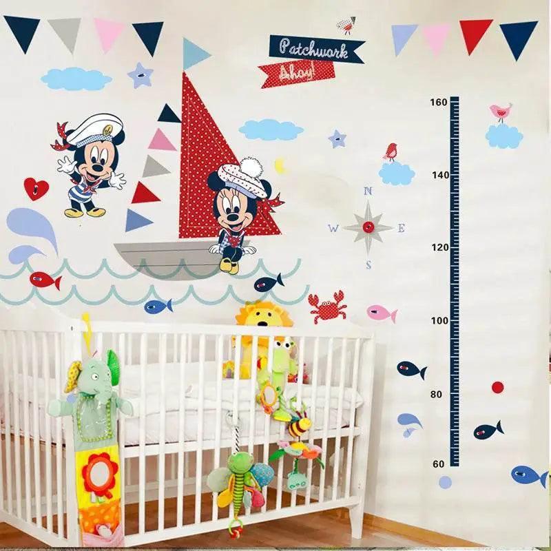  Vibrant 3D Wall Decals Mickey Minnie Kids Room Toyland EU -  ToylandEU™
