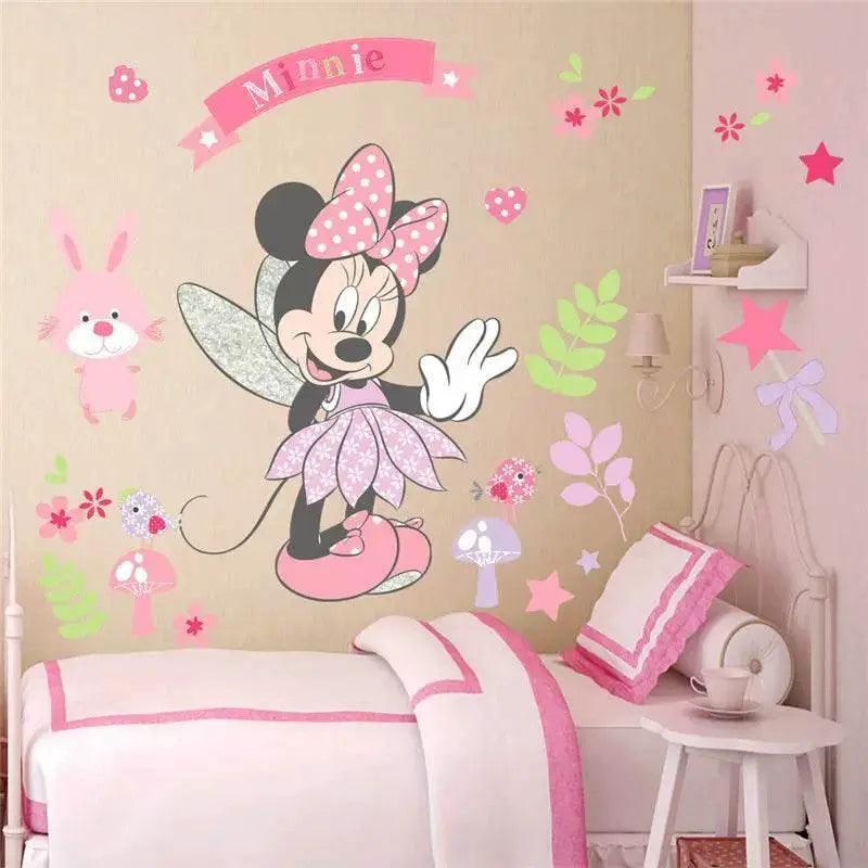  Vibrant 3D Wall Decals Mickey Minnie Kids Room Toyland EU -  ToylandEU™