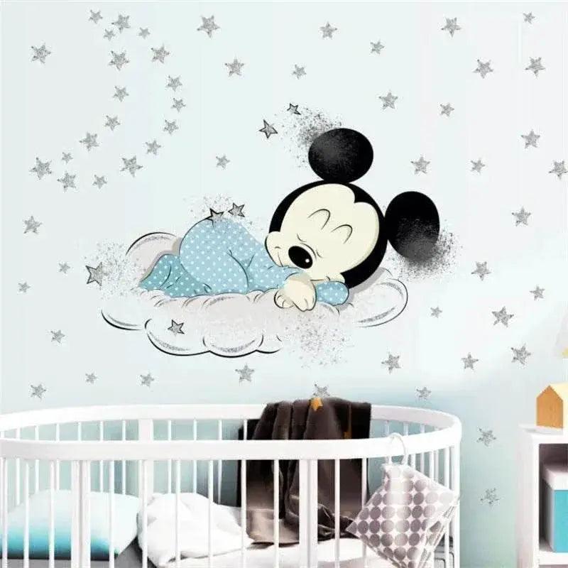 Vibrant 3D Wall Decals Mickey Minnie Kids Room Toyland EU -  ToylandEU™
