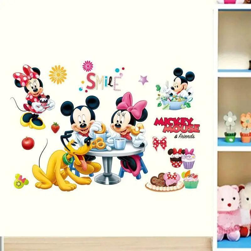  Vibrant 3D Wall Decals Mickey Minnie Kids Room Toyland EU -  ToylandEU™