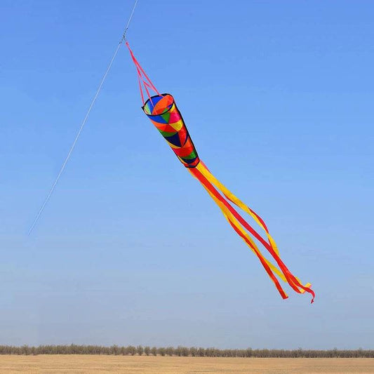 Vibrant 4m Nylon Ripstop Kite Windsock - Durable & Fun, Free Shipping! - ToylandEU