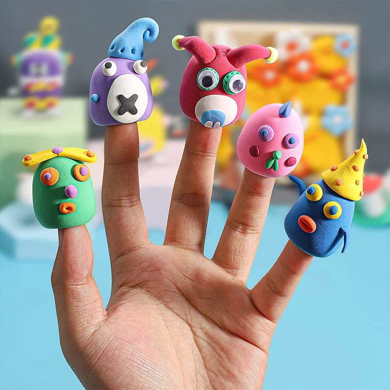 Vibrant Air Dry Plasticine Modeling Clay 36 Color For Kids - ToylandEU