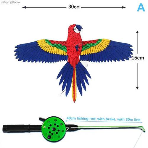 Vibrant Butterfly and Eagle Kite Set for Kids - Fun Outdoor Activity - ToylandEU