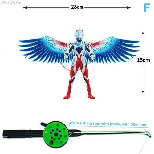 Vibrant Butterfly and Eagle Kite Set for Kids - Fun Outdoor Activity - ToylandEU