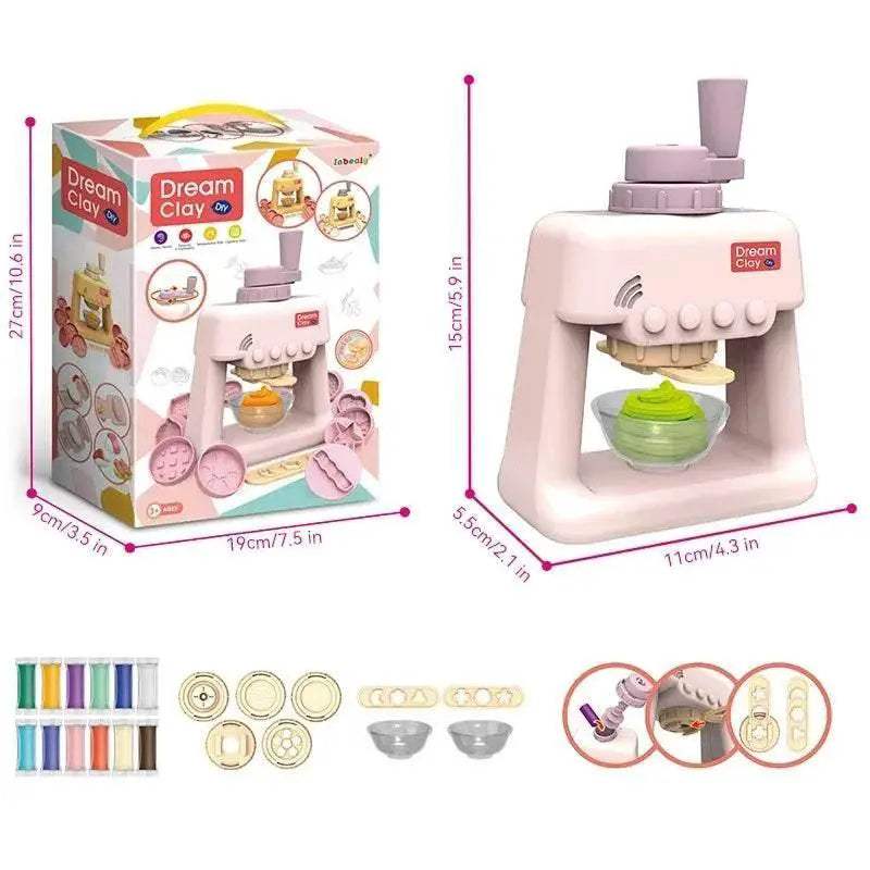 Vibrant Children's Clay Tool Set with Creative Molds for DIY Fun and Imaginative Play - ToylandEU