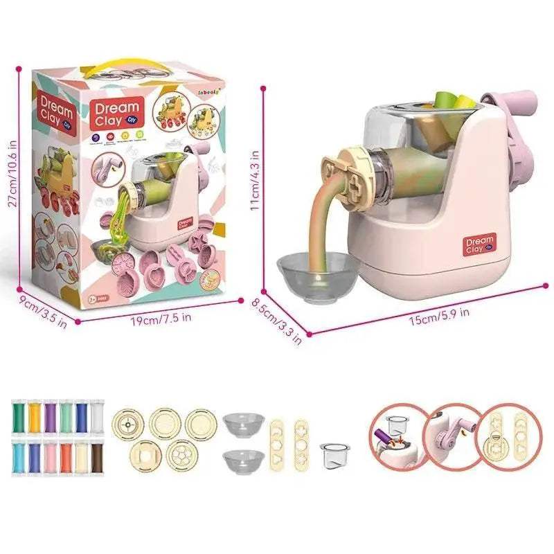 Vibrant Children's Clay Tool Set with Creative Molds for DIY Fun and Imaginative Play - ToylandEU