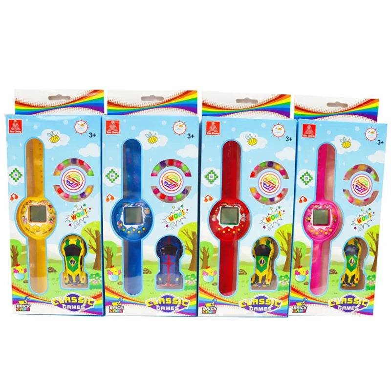 Vibrant Color Mix Handheld Virtual Pet Game 168 in 1 Interactive Keychain for Kids Ages 3 to 12 - ToylandEU