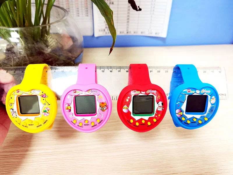 Vibrant Color Mix Handheld Virtual Pet Game 168 in 1 Interactive Keychain for Kids Ages 3 to 12 - ToylandEU