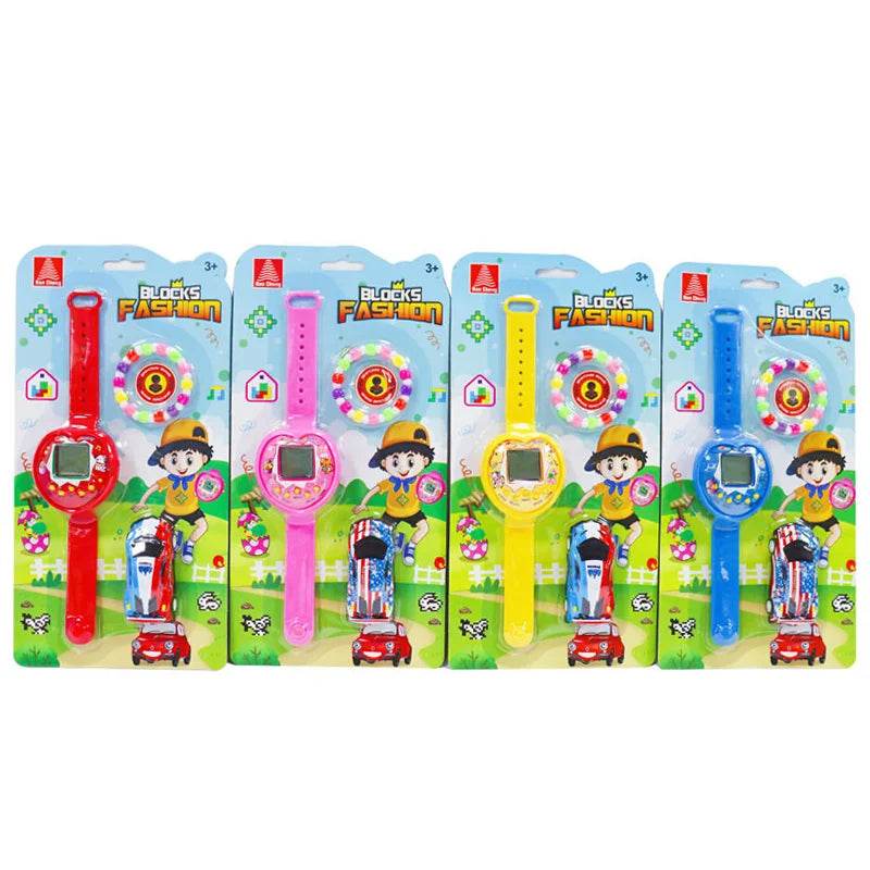 Vibrant Color Mix Handheld Virtual Pet Game 168 in 1 Interactive Keychain for Kids Ages 3 to 12 - ToylandEU