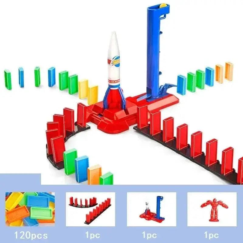  Vibrant Educational Domino Blocks Set with 120 Pieces -  ToylandEU™
