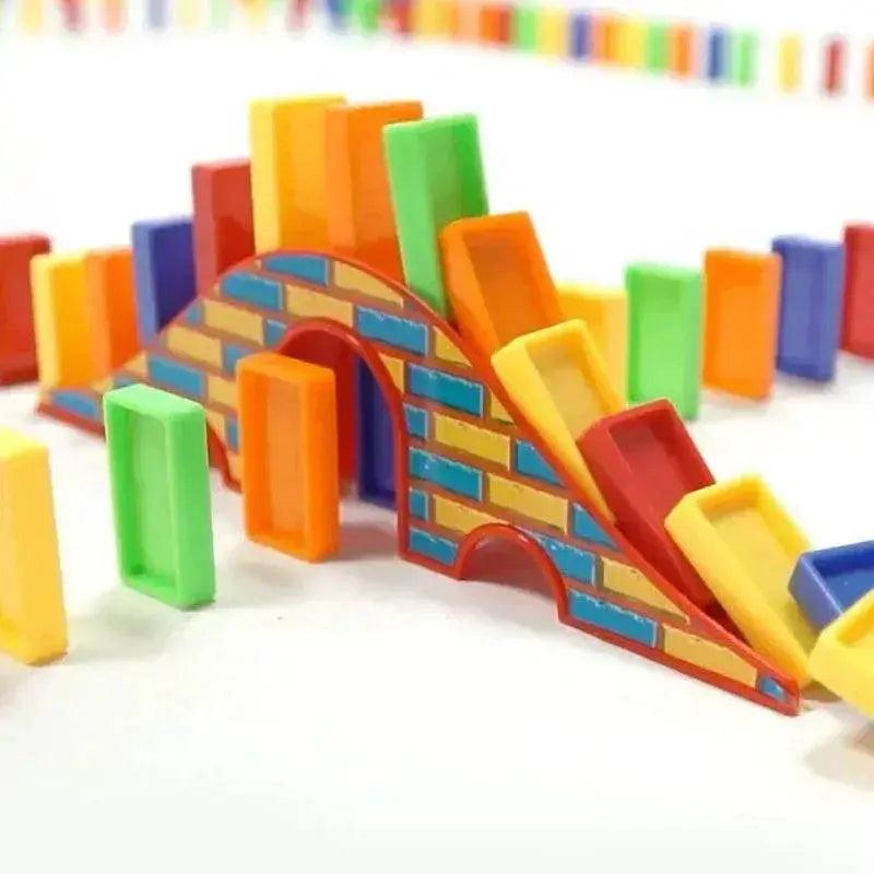  Vibrant Educational Domino Blocks Set with 120 Pieces -  ToylandEU™