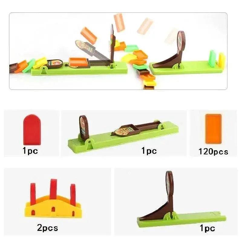  Vibrant Educational Domino Blocks Set with 120 Pieces -  ToylandEU™