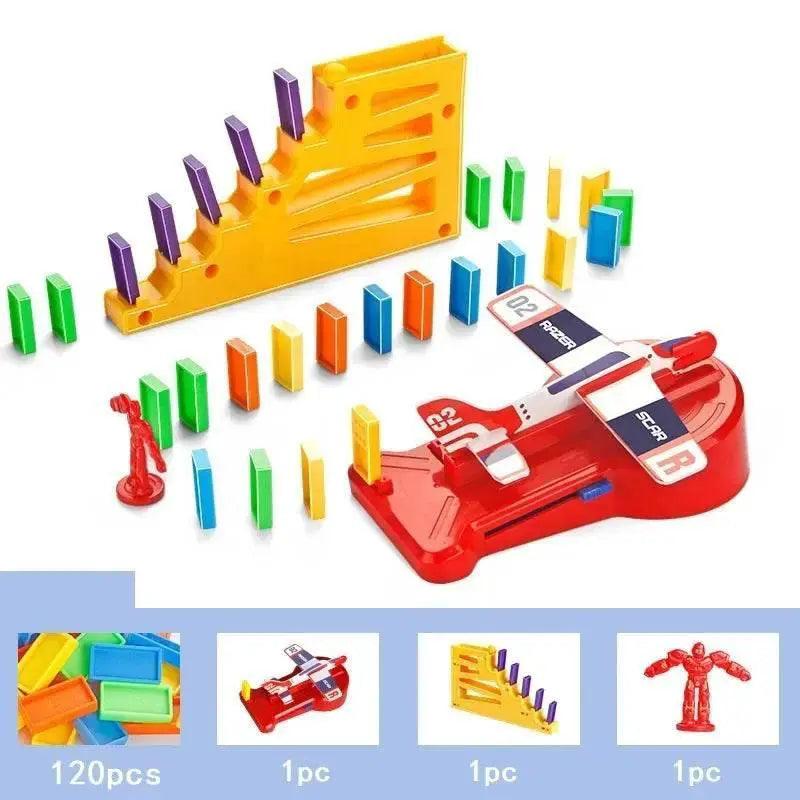  Vibrant Educational Domino Blocks Set with 120 Pieces -  ToylandEU™